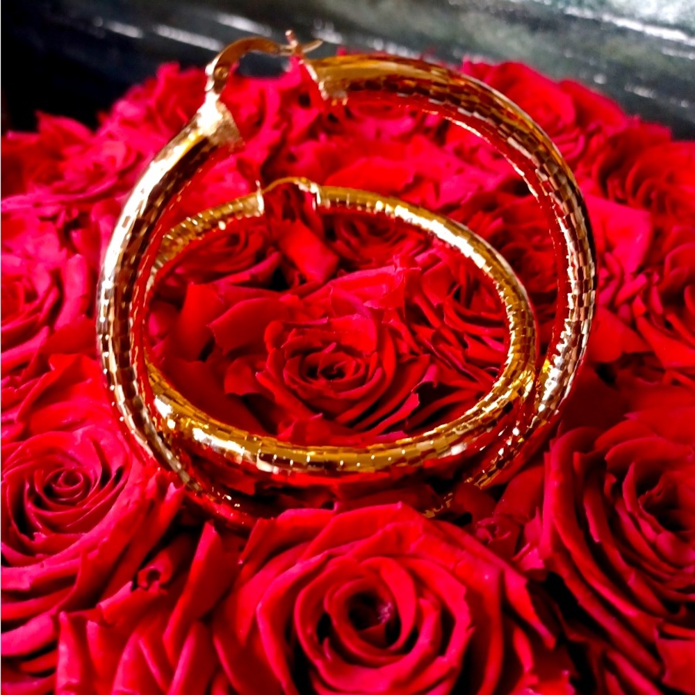New gold hoops